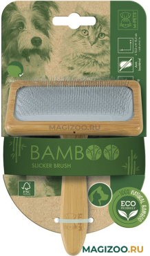 Щетка-пуходерка бамбуковая M-Pets Bamboo L 12,5 x 15,5 см (1 шт)