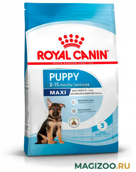 Сухой корм ROYAL CANIN MAXI PUPPY для щенков крупных пород в возрасте до 15 месяцев (3 кг)