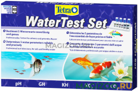 Tetra WaterTest Set набор для пресной воды GH/kH/NO2/pH/CO2 (1 шт) 