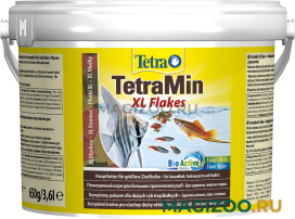 TETRAMIN XL FLAKES корм хлопья для всех видов рыб крупные хлопья (3,6 л)