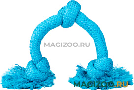 Игрушка для собак Playology Dri Tech Rope канат жевательный с ароматом арахиса большой голубой (1 шт)