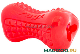 Игрушка для собак Rogz Yumz Treat Toy кость массажная из резины средняя красная YU03C (1 шт)