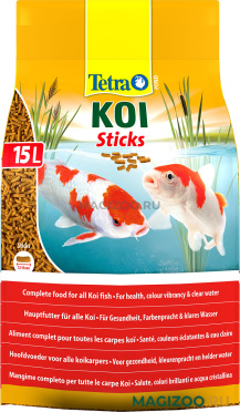 TETRA POND KOI STICKS корм гранулы для прудовых рыб (15 л)