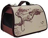 DOGMAN сумка-переноска «Лира САФАРИ» № 4, лето, бежевая, 49 х 29 х 29 см (1 шт)