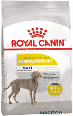 Сухой корм ROYAL CANIN MAXI DERMACOMFORT для взрослых собак крупных пород при аллергии (10 кг)