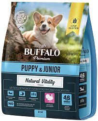 MR.BUFFALO PUPPY & JUNIOR для щенков всех пород с индейкой (2 кг)