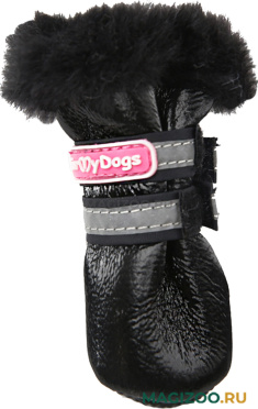 FOR MY DOGS сапоги для собак зимние черные FMD651-2019 Bl (4) 