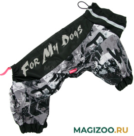 FOR MY DOGS дождевик для собак черный для мальчиков 524SS-2021 M (10)