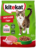 KITEKAT МЯСНОЙ ПИР для взрослых кошек (0,35 кг)
