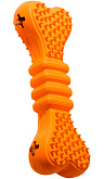 Игрушка для собак Homepet Silver Series косточка для лакомств каучук оранжевая 17 х 6,1 х 3,7 см (1 шт)