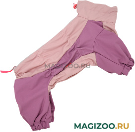 FOR MY DOGS комбинезон для собак беж/фиолетовый для девочек FW1194-2022 F (18) 