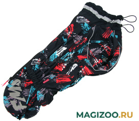 FOR MY DOGS комбинезон для вельш-корги Штрих темно-синий для мальчиков FW1025-2021 M (K47) 