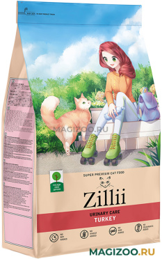 Сухой корм ZILLII URINARY CARE CAT TURKEY сухой корм для взрослых кошек PH контроль с индейкой (2 кг)