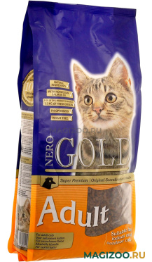 Сухой корм NERO GOLD CAT ADULT CHICKEN для взрослых кошек с курицей (0,8 кг)