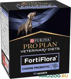 PRO PLAN VETERINARY DIETS FORTIFLORA — Форти Флора кормовая добавка с пробиотиком для собак для поддержания баланса микрофлоры уп. 30 шт (1 шт)