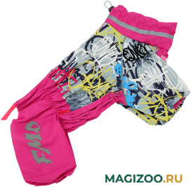 FOR MY DOGS дождевик для собак розовый для девочек 594SS-2022 F (18) 