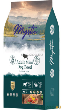 Сухой корм MYSTIC ADULT DOG MINI LAMB & RICE для взрослых собак маленьких пород с ягненком и рисом (2,5 кг)