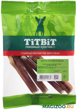 Лакомство TIT BIT для собак корень бычий резаный 50 гр (1 шт)