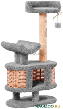 Домик Йорик Пушок ковролин серый (1 шт) 