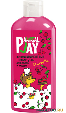 ANIMAL PLAY SWEET шампунь для собак и кошек витаминизированный Вишневый пай (300 мл)