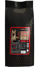 LEO&LUCY HOLISTIC для взрослых собак крупных пород с ягненком, яблоком и биодобавками (12 кг)