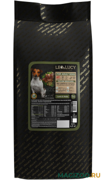 Сухой корм LEO&LUCY HOLISTIC для взрослых собак маленьких пород с ягненком, травами и биодобавками (4,5 кг)