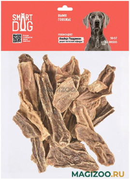 Лакомство SMART DOG для собак вымя говяжье 50 гр (1 шт)