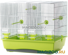 Клетка для птиц Inter-Zoo P243 Messi оцинкованная цвет в ассортименте 54 х 38 х 47 см (1 шт УЦ)