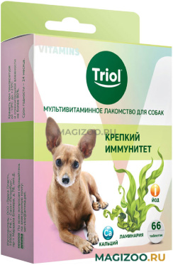 Лакомство TRIOL мультивитаминное для собак для крепкого иммунитета 33 гр (1 шт)