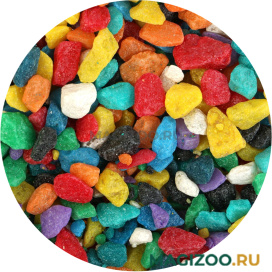 Грунт Крошка каменная Микс цветной, 5 – 10 мм, BARBUS, GRAVEL 038/3,5 (3,5 кг)