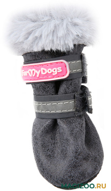 FOR MY DOGS сапоги для собак зимние серые FMD646-2019 Grey (0) 
