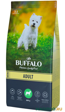 Сухой корм MR.BUFFALO ADULT MINI для взрослых собак маленьких пород с ягненком (0,8 кг)