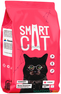 Сухой корм SMART CAT для взрослых кошек с ягненком (5 кг)