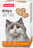 Лакомство BEAPHAR KITTY’S MIX для кошек витаминизированное (180 шт)