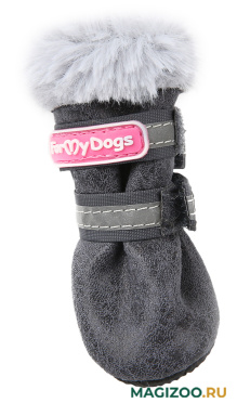 FOR MY DOGS сапоги для собак зимние серые FMD646-2019 Grey (3)