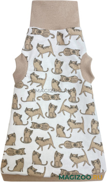 Водолазка для кошек Osso Fashion Котики утепленная (M) 