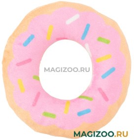 Игрушка для собак Mr.Kranch Пончик розовый 12 х 3 х 3 см (1 шт) 