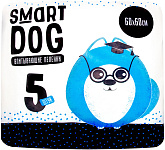 Пеленки впитывающие для собак Smart Dog 60 х 60 см (5 шт) 