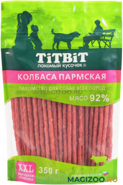Лакомство TIT BIT для собак колбаса Пармская XXL 350 гр (1 шт)