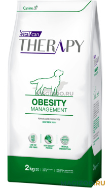 Сухой корм VITALCAN THERAPY CANINE OBESITY MANAGEMENT для взрослых собак контроль избыточного веса (2 кг)
