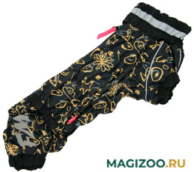 FOR MY DOGS дождевик для таксы черный для мальчиков 529SS-2021 M (TM2) 