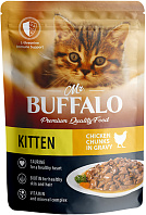 MR.BUFFALO KITTEN CHICKEN для котят с нежным цыпленком в соусе пауч (85 гр)