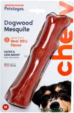 PETSTAGES игрушка для собак MESQUITE DOGWOOD с ароматом барбекю средняя 18 см (1 шт УЦ)