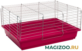 Клетка для кроликов и морских свинок Eco Роджер 1 хром рубиновая 58 х 40 х 30 см (1 шт)