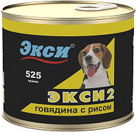 ЭКСИ 2 для взрослых собак с говядиной и рисом (525 гр)