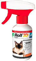 ROLF CLUB 3D спрей для кошек против клещей и блох (200 мл)