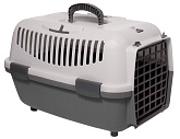 Переноска для животных Triol Travel Small с пластиковой дверцей серая 48 х 32 х 32 см (1 шт)