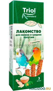 TRIOL STANDARD лакомство для мелких и средних попугаев с кунжутом (3 шт)