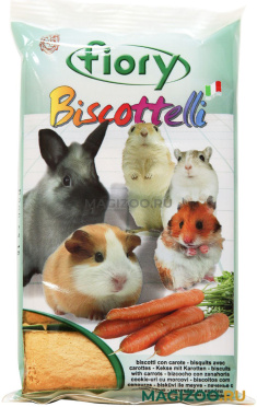 FIORY BISCOTTELLI – Фиори бисквиты для грызунов с морковью (35 гр)