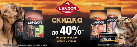 Рационы LANDOR со скидкой до 40%!